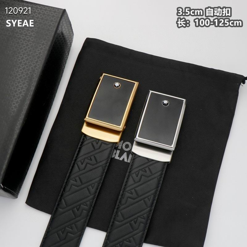 Montblanc belt 自动扣 35mmX100-125cm 8L072008